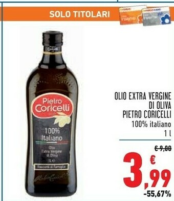 Conad Pietro coricelli Olio Extra Vergine Di Oliva 1000 G(ml) offerta