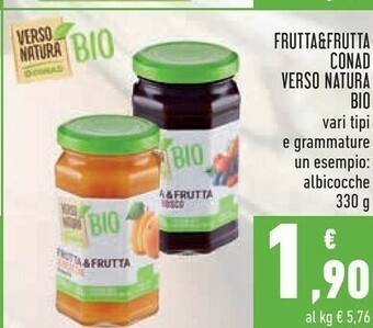 Conad Conad - Frutta & Frutta Albicocche Bio Verso Natura 330 G(ml) offerta