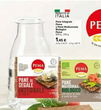 Pema Pane Di Segale Integrale Al 100% 500 G(ml)