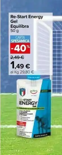 Carrefour Equilibra Re-start Energy Gel offerta
