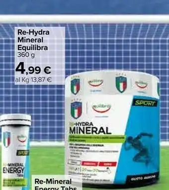 Carrefour Equilibra Re-hydra Mineral offerta