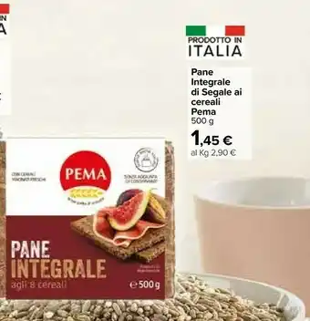 Carrefour Pema Pane Integrale Agli 8 Cereali 500 G(ml) offerta