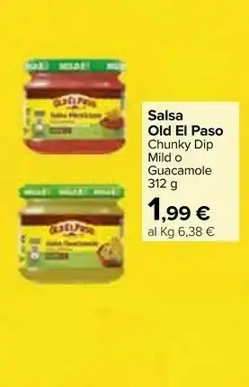 Carrefour Old El Paso Salsa Guancamole offerta
