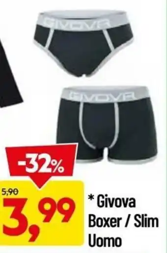 DPiù Givova Boxer/Slim Uomo offerta