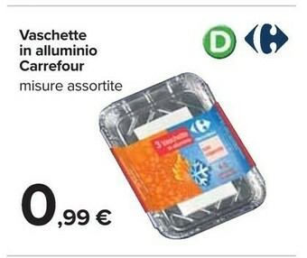 Carrefour Carrefour Vaschette In Alluminio offerta