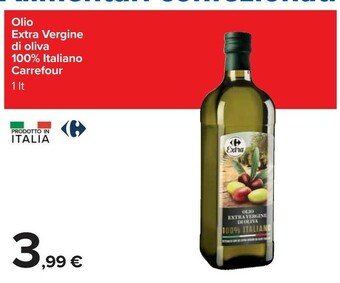 Carrefour Olio extravergine di oliva offerta