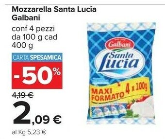 Carrefour Galbani Mozzarella offerta