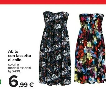 Carrefour Abito Con Laccetto Al Collo offerta