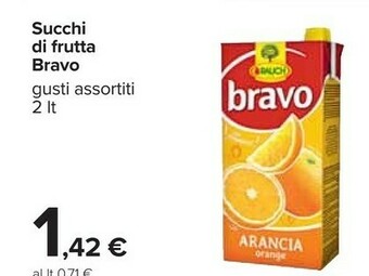 Carrefour Bravo Succhi di frutta offerta