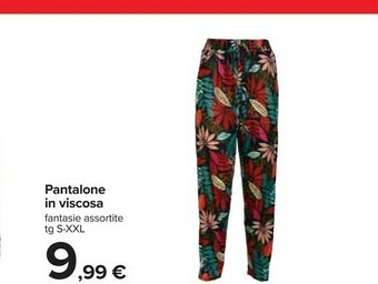 Carrefour Pantalone In Viscosa offerta