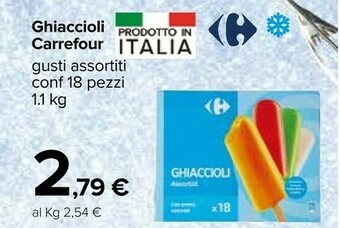 Carrefour Ghiaccioli offerta