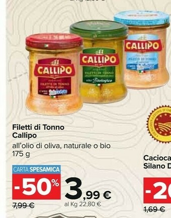 Carrefour Callipo Tonno offerta