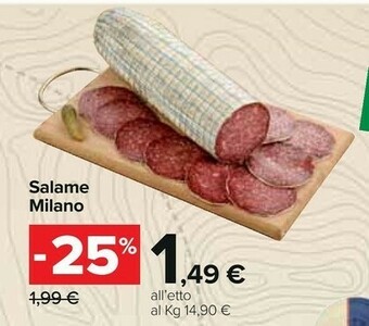 Carrefour Salame milano offerta