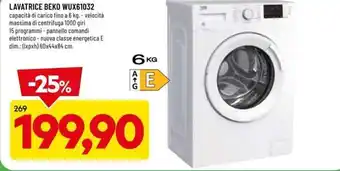 DPiù Lavatrice Beko WUX61032 offerta