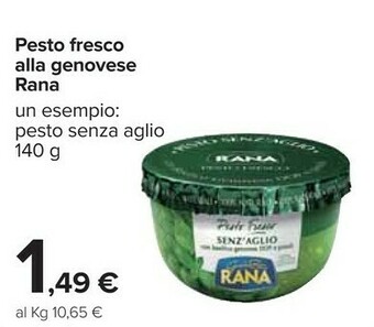 Carrefour Rana Pesto offerta