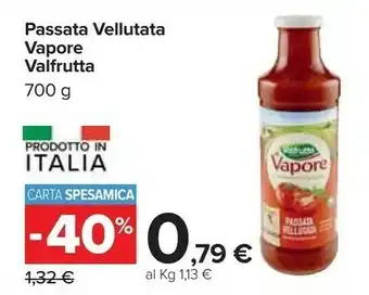 Carrefour Valfrutta Passata di pomodoro offerta