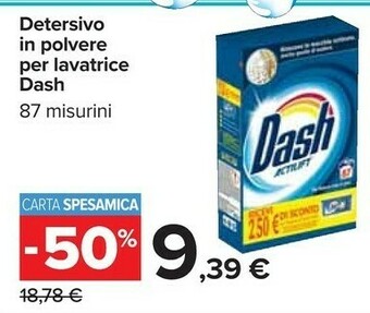 Carrefour Dash Detersivo in polvere offerta