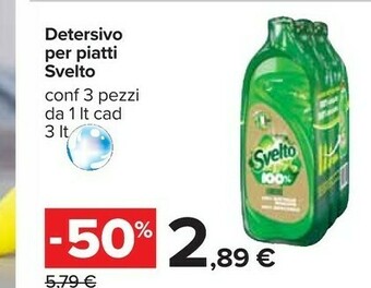 Carrefour Svelto Detersivo piatti offerta