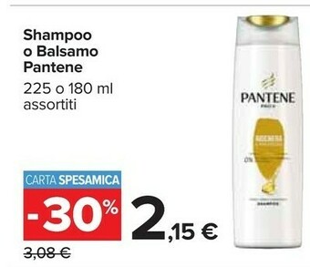 Carrefour Pantene Shampoo offerta