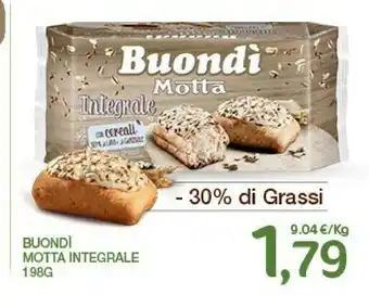 Despar Motta Buondì Integrale Con Cereali Semi Di Lino E Di Girasole 198 G(ml) offerta