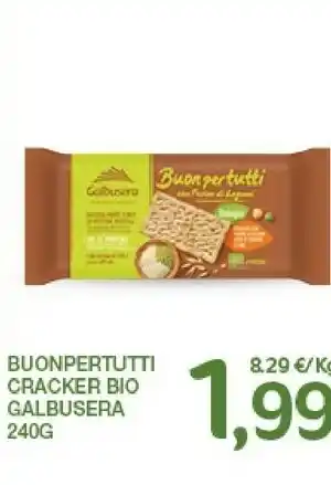 Despar Galbusera Buon Per Tutti Con Farine Di Legumi Bio 240 G(ml) offerta