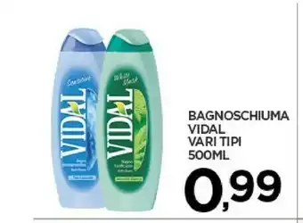 Despar Vidal Bagnoschiuma Vari Tipi offerta