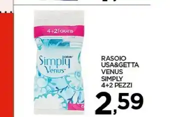 Despar Gillette Rasoio Usa&Getta Venus Simply offerta