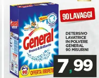 Despar General Detersivo Lavatrice In Polvere 90 Misurini offerta