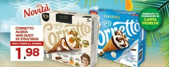 Despar Algida Cornetto Nocciola 375 G(ml) offerta