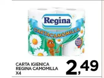 Despar Regina Carta Igienica Camomilla offerta