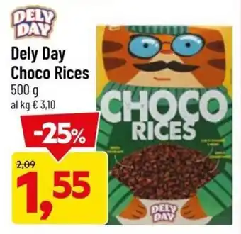 DPiù Dely Day Choco Rices 500 g offerta