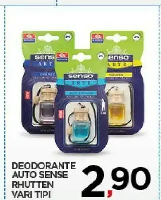 Despar Rhutten Deodorante Auto Sense Vari Tipi offerta