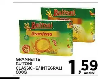Despar Buitoni Granfetta Integrale offerta