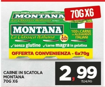 Despar Montana Carne In Scatola offerta