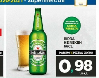 Despar Heineken Birra 660 G(ml) offerta