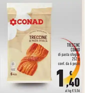 Conad Treccine di Pasta Sfoglia 252 g