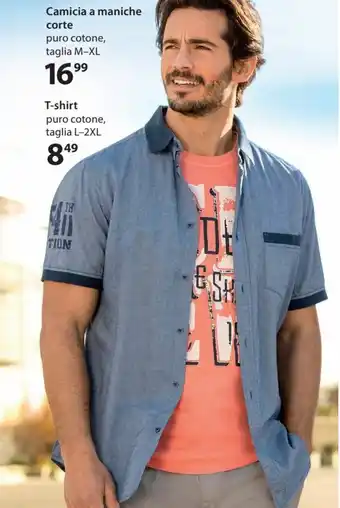 NKD Camicia a maniche corte taglia M-XL offerta