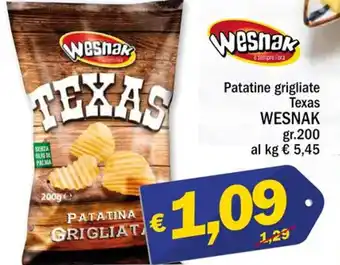 Ard Discount Wesnak Patatine grigliate Texas 200gr. offerta
