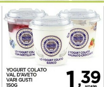 Interspar Caseificio val d'aveto Lo Yogurt Colato 150 G(ml) offerta