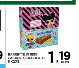 Lol Barrette Di Riso Cacao E Cioccolato