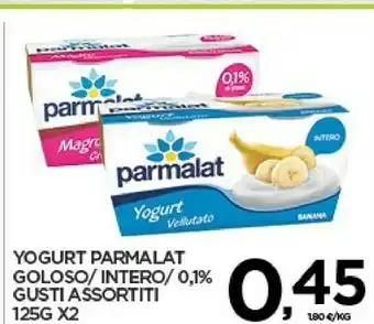 Interspar Parmalat Yogurt Bianco Cremoso Magro 0.1% offerta