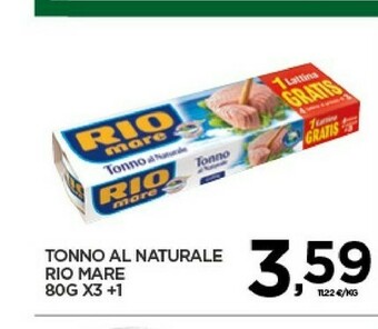 Interspar Rio Mare Tonno Al Naturale offerta