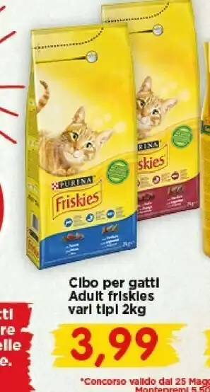 Interspar Purina Friskies Cibo Per Gatti Adult offerta