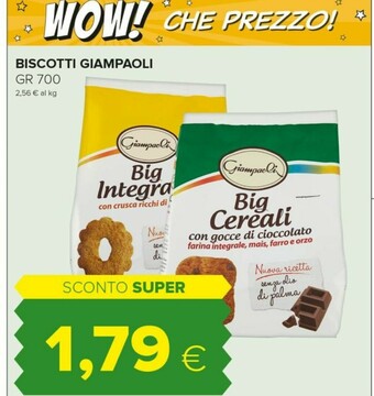 Tigre Giampaoli Biscotti offerta