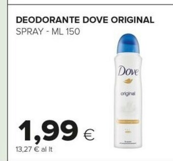 Tigre Dove Deodorante offerta