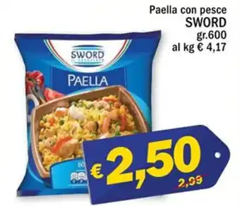 Ard Discount Sword Paella con pesce 600gr offerta