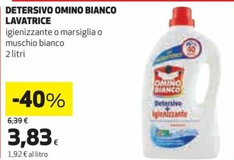 Coop Detersivo omino bianco lavatrice offerta