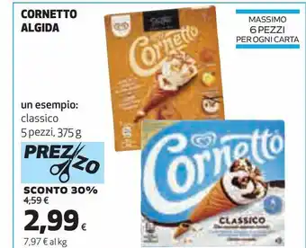 Coop Cornetto algida offerta