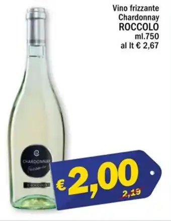 Ard Discount Chardonnay Roccolo Vino frizzante 750 ml. offerta