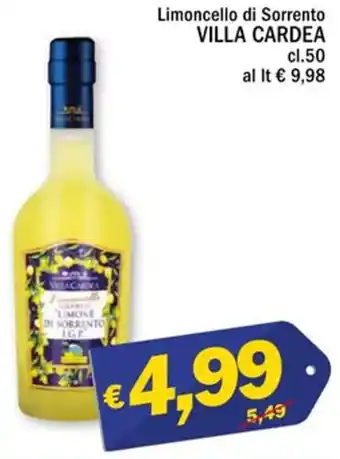 Ard Discount Villa Cardea Limoncello di Sorrento cl.50 offerta